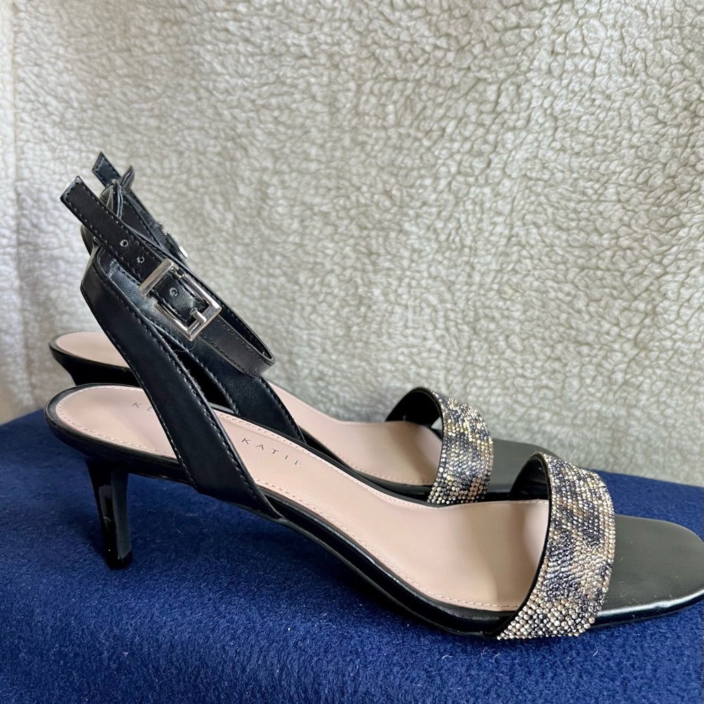 Kelly & Katie Cheetah Rhinestone heels *NWOT*